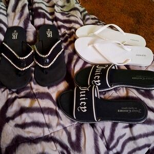 Ladies sandals Bundle!!!-size 9...Juicy Couture,Old Navy,Brandi Renee! 3 for $35